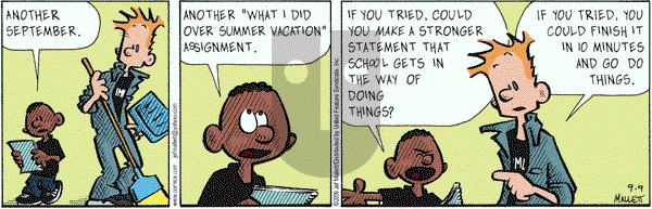 Frazz on Wednesday September 9, 2009 Comic Strip