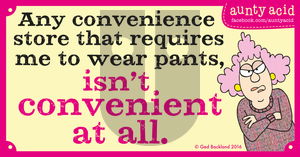 Aunty Acid on Friday September 30, 2016 Comic Strip