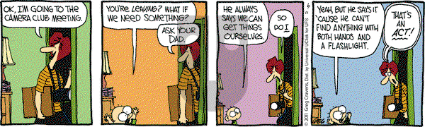 The Buckets on Saturday June 11, 2011 Comic Strip