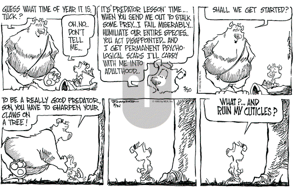 The Grizzwells on Monday March 20, 1995 Comic Strip