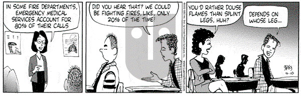 Luann on Wednesday April 10, 2002 Comic Strip