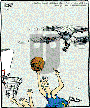 In the Bleachers on Monday February 23, 2015 Comic Strip