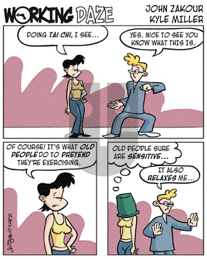 Working Daze on Tuesday June 21, 2005 Comic Strip