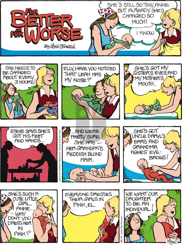 For Better or For Worse - Sunday August 2, 2015 Comic Strip