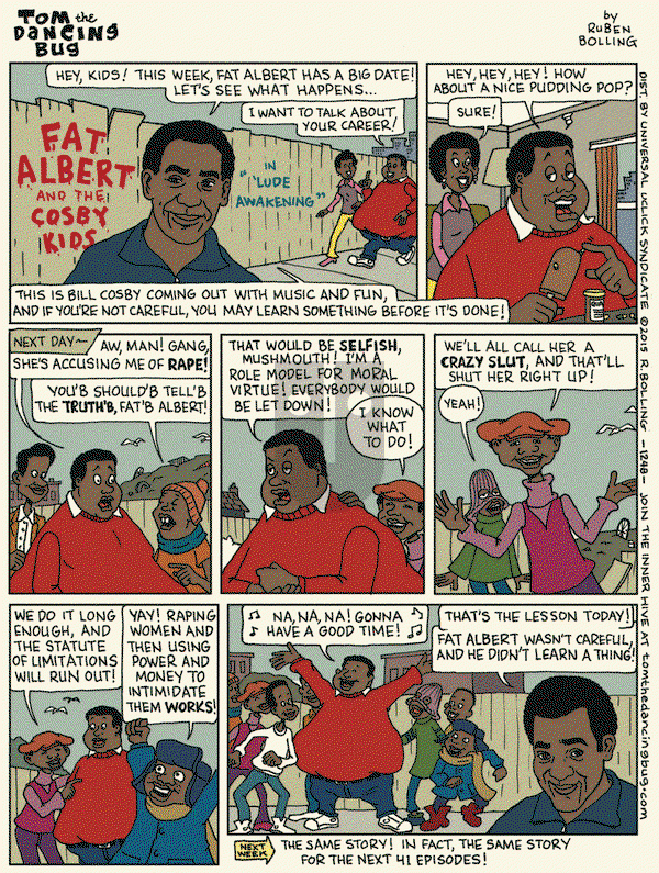 Tom the Dancing Bug on Friday July 24, 2015 Comic Strip