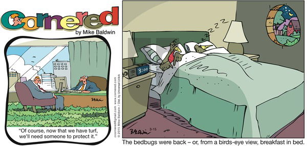 Cornered on Sunday March 15, 2015 Comic Strip