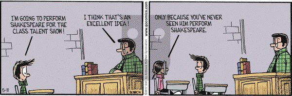 Grand Avenue on Thursday May 11, 2017 Comic Strip