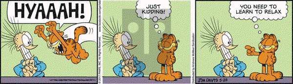 Garfield on Saturday May 20, 2017 Comic Strip
