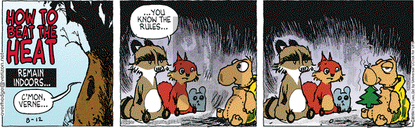 Over the Hedge on Wednesday August 12, 2015 Comic Strip