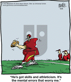 In the Bleachers on Saturday September 14, 2013 Comic Strip