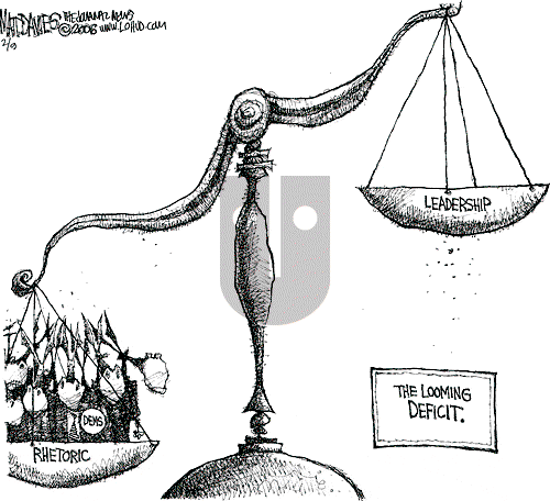 Matt Davies on Thursday February 9, 2006 Comic Strip
