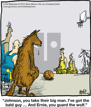 In the Bleachers on Monday September 16, 2013 Comic Strip
