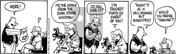 Betty on Thursday March 18, 1999 Comic Strip