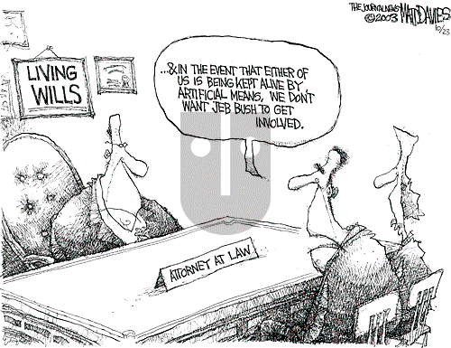Matt Davies on Wednesday October 22, 2003 Comic Strip