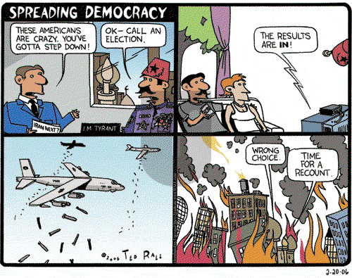 Ted Rall on Monday February 20, 2006 Comic Strip