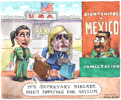 Matt Wuerker on Monday April 8, 2019 Comic Strip