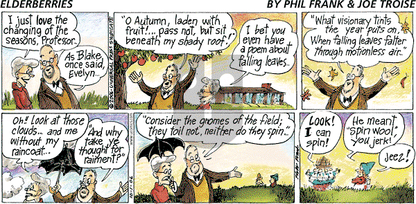 The Elderberries on Sunday October 1, 2006 Comic Strip
