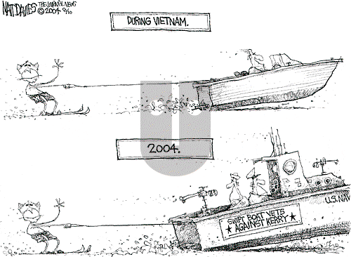 Matt Davies on Monday August 9, 2004 Comic Strip