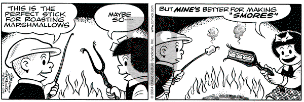 Nancy on Saturday February 21, 2004 Comic Strip