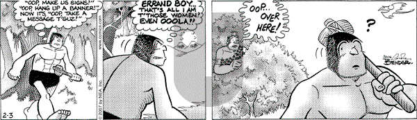 Alley Oop on Saturday February 3, 2007 Comic Strip