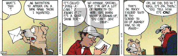 Get Fuzzy on Wednesday June 14, 2006 Comic Strip
