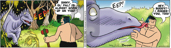 Alley Oop on Saturday October 22, 2016 Comic Strip
