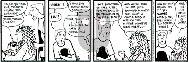 Clear Blue Water on Tuesday September 7, 2004 Comic Strip