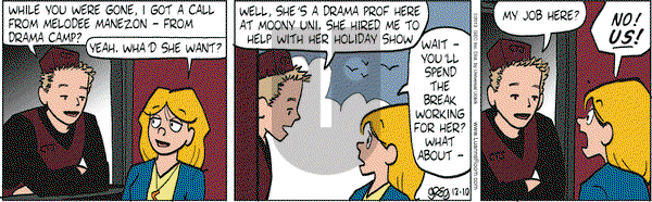 Luann on Tuesday December 10, 2013 Comic Strip