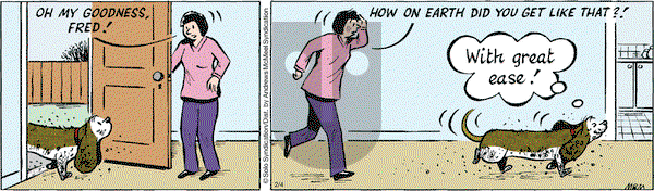 Fred Basset on Thursday February 4, 2021 Comic Strip