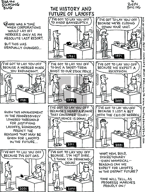 Tom the Dancing Bug on Saturday February 24, 2001 Comic Strip