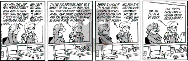 Doonesbury on Wednesday August 5, 1981 Comic Strip