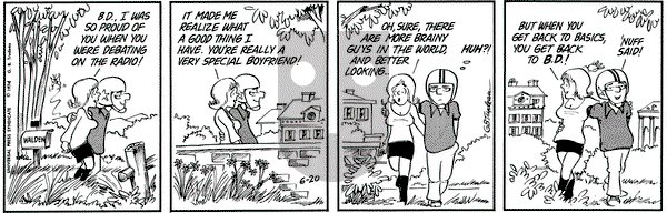 Doonesbury - Thursday June 20, 1974 Comic Strip
