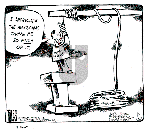Tom Toles on Wednesday September 26, 2007 Comic Strip