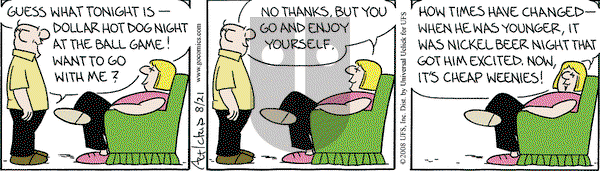 The Born Loser on Thursday August 21, 2014 Comic Strip