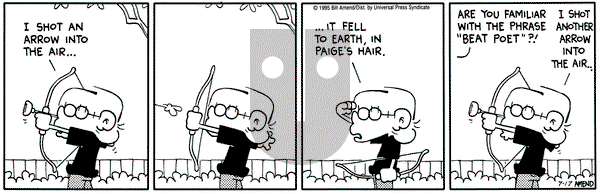 FoxTrot on Friday July 17, 1998 Comic Strip
