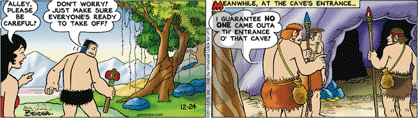 Alley Oop on Thursday December 24, 2015 Comic Strip
