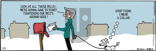 Grand Avenue on Monday January 25, 2016 Comic Strip