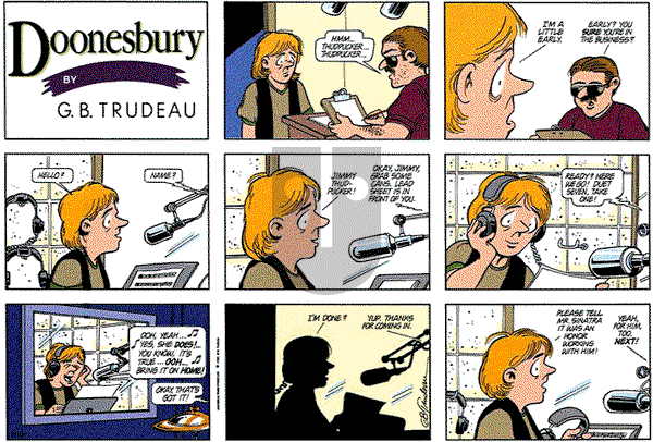 Doonesbury on Sunday October 23, 1994 Comic Strip