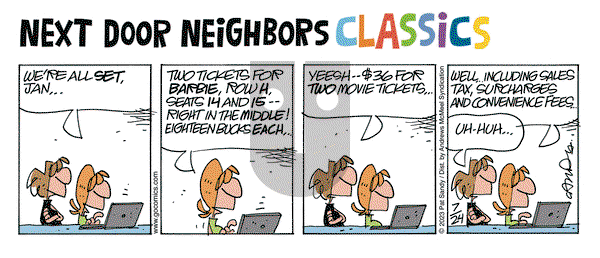 Next Door Neighbors - Saturday October 12, 2024 Comic Strip