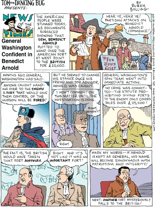 Tom the Dancing Bug on Saturday July 23, 2005 Comic Strip