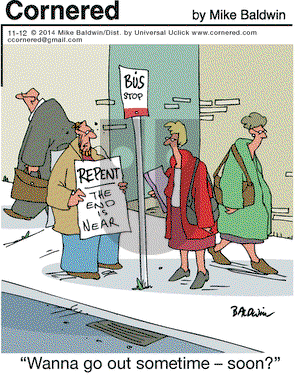 Cornered on Wednesday November 12, 2014 Comic Strip