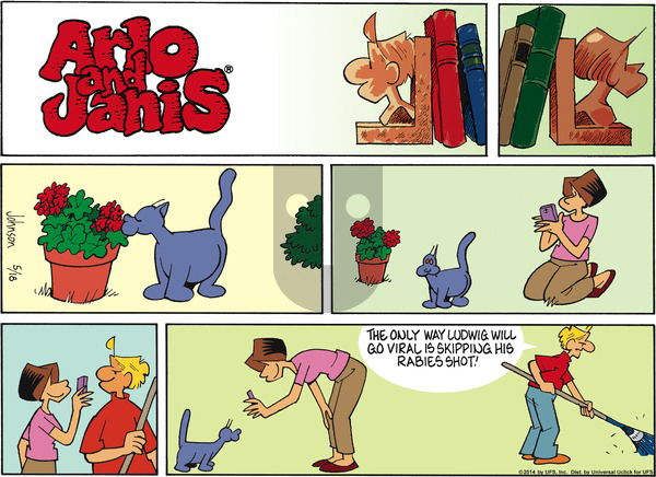 Arlo and Janis on Sunday May 18, 2014 Comic Strip