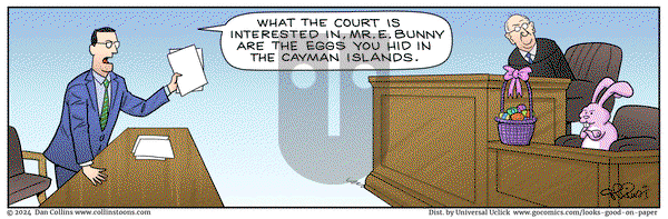 Looks Good on Paper - Monday April 1, 2024 Comic Strip