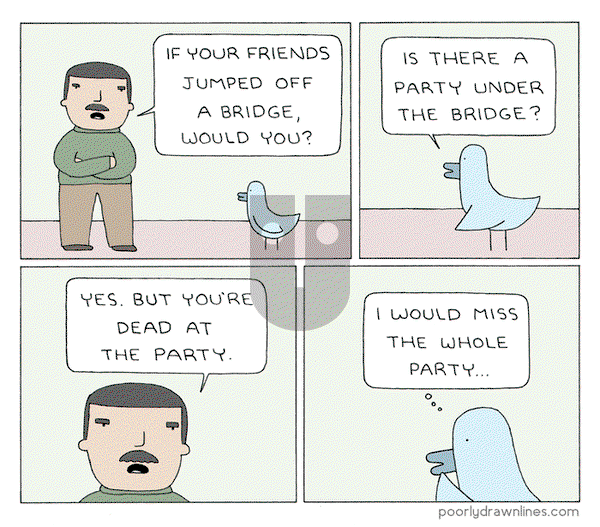 Poorly Drawn Lines on Friday March 8, 2019 Comic Strip