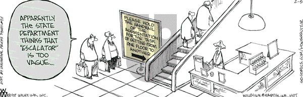 Non Sequitur on Monday February 5, 2007 Comic Strip