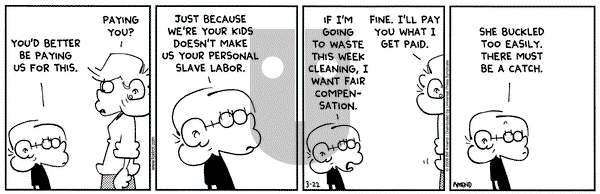 FoxTrot on Wednesday March 22, 2006 Comic Strip