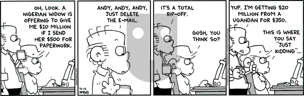 FoxTrot on Friday October 14, 2005 Comic Strip