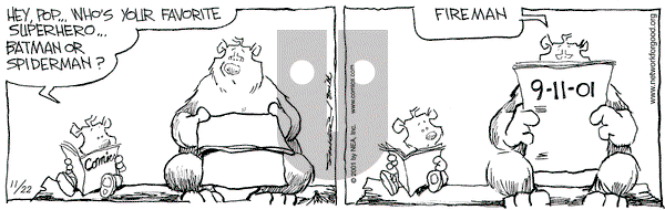 The Grizzwells on Thursday November 22, 2001 Comic Strip