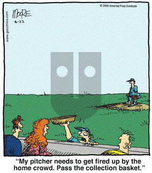In the Bleachers on Monday June 22, 2009 Comic Strip