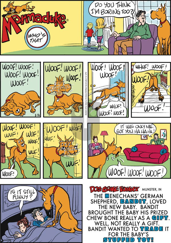 Marmaduke on Sunday August 16, 2020 Comic Strip